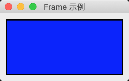 tkinter的 Frame 示例1效果图