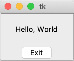 tkinter的 Frame 示例2效果图